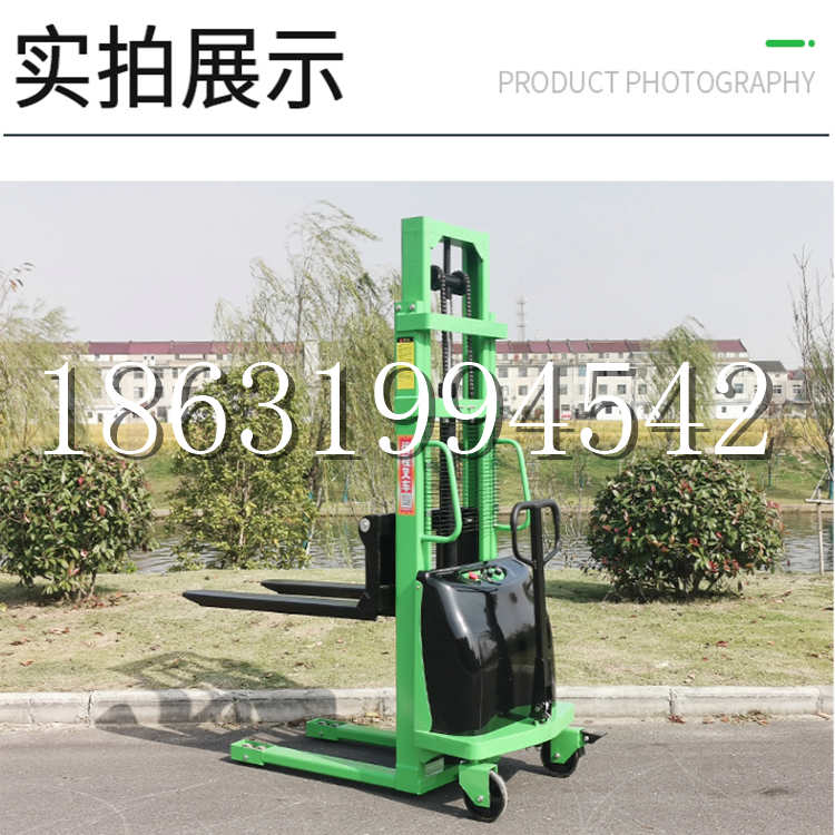 德钦县电动叉车堆高车液压铲车电瓶1吨2吨站驾步行式小型全自动叉车
